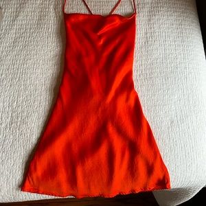 Zara Satin Effects Dress